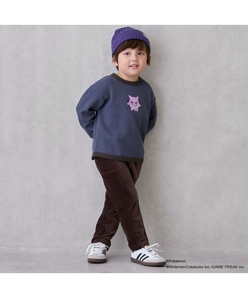 petit main / プティマイン Tシャツ | 【monpoke】接結アップリケ長袖T | 詳細2