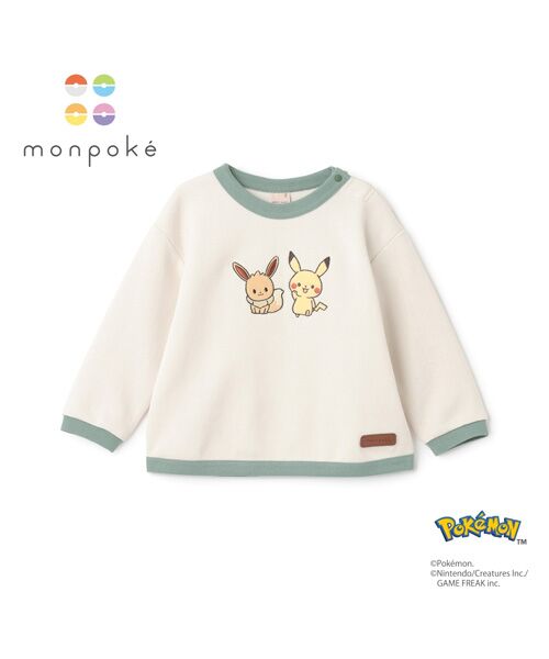 petit main / プティマイン Tシャツ | 【monpoke】接結アップリケ長袖T | 詳細6