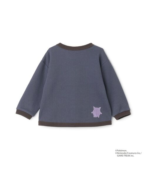 petit main / プティマイン Tシャツ | 【monpoke】接結アップリケ長袖T | 詳細9