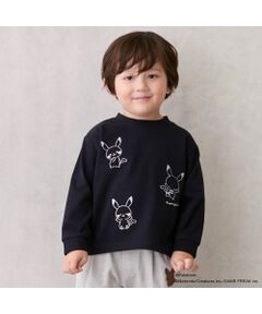 petit main / プティマイン Tシャツ | 【monpoke】刺繍キャラ長袖T