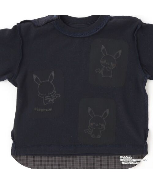 petit main / プティマイン Tシャツ | 【monpoke】刺繍キャラ長袖T | 詳細11