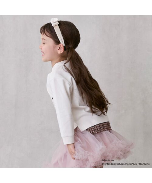 petit main / プティマイン Tシャツ | 【monpoke】刺繍キャラ長袖T | 詳細3