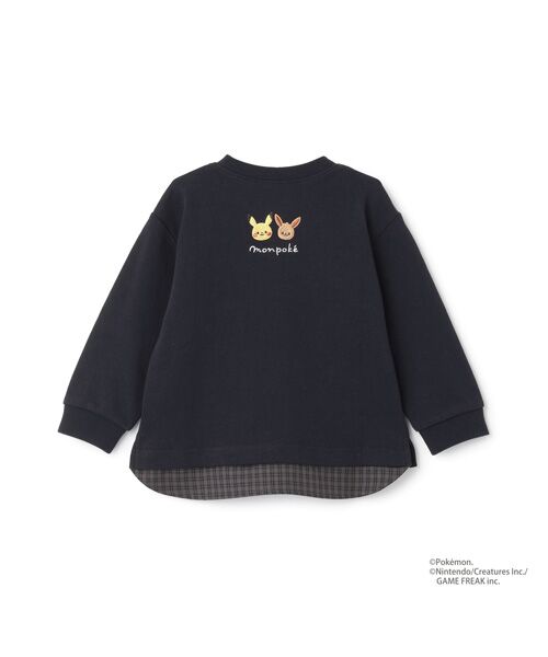 petit main / プティマイン Tシャツ | 【monpoke】刺繍キャラ長袖T | 詳細9