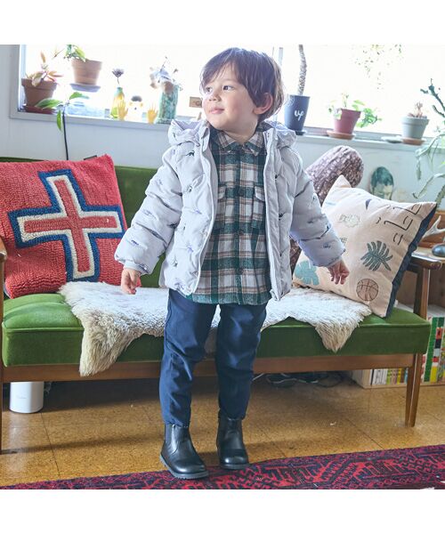 petit main / プティマイン ダウンジャケット・ベスト | 【リンク】アソート刺繍中綿ジャケット | 詳細3