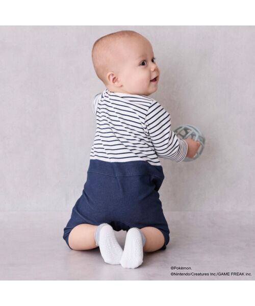 petit main / プティマイン ロンパース | 【monpoke】セーラーカバーオール | 詳細1