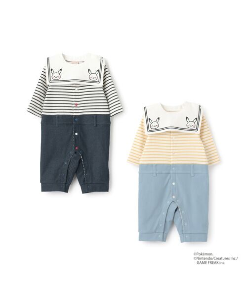 petit main / プティマイン ロンパース | 【monpoke】セーラーカバーオール | 詳細15