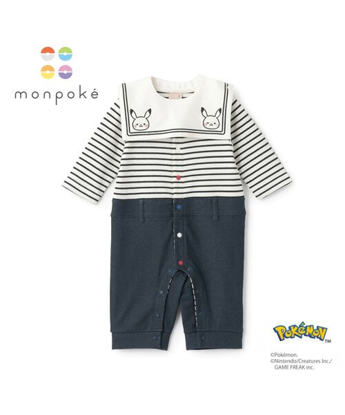 petit main / プティマイン ロンパース | 【monpoke】セーラーカバーオール | 詳細3