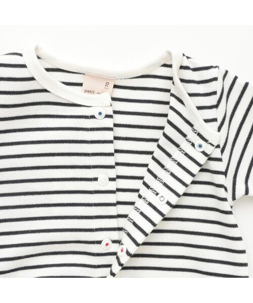 petit main / プティマイン ロンパース | 【monpoke】セーラーカバーオール | 詳細6