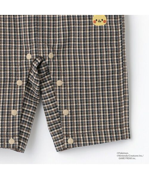 petit main / プティマイン ベビー・キッズウエア | 【monpoke】モチーフサロペット | 詳細10