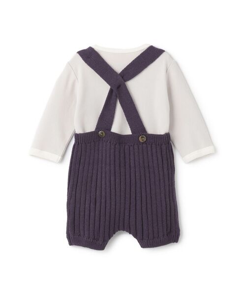 petit main / プティマイン ロンパース | 【monpoke】サス付きパンツセット | 詳細3