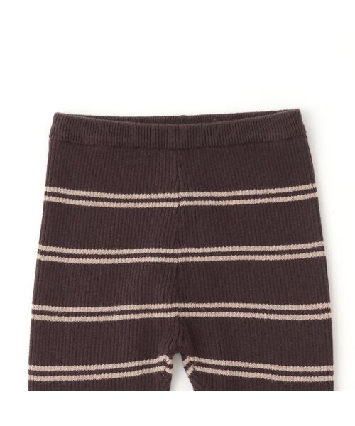 petit main / プティマイン その他パンツ | 【ウォッシャブル】マルチボーダーニットレギパン | 詳細11