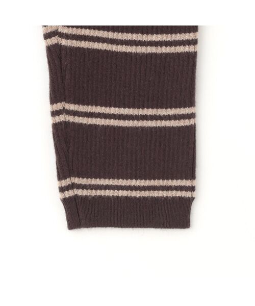 petit main / プティマイン その他パンツ | 【ウォッシャブル】マルチボーダーニットレギパン | 詳細12