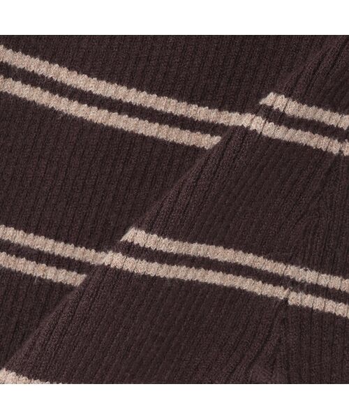 petit main / プティマイン その他パンツ | 【ウォッシャブル】マルチボーダーニットレギパン | 詳細13