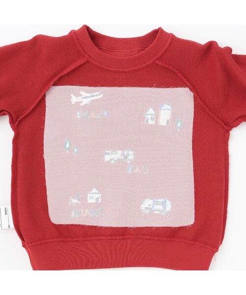 petit main / プティマイン スウェット | 働く車刺繍トレーナー | 詳細6