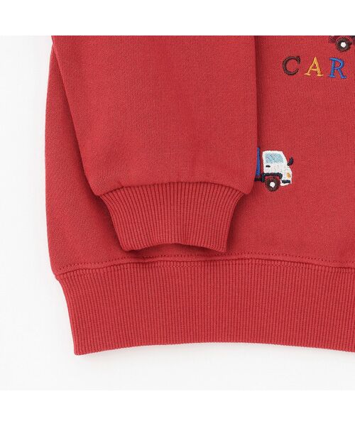 petit main / プティマイン スウェット | 働く車刺繍トレーナー | 詳細7