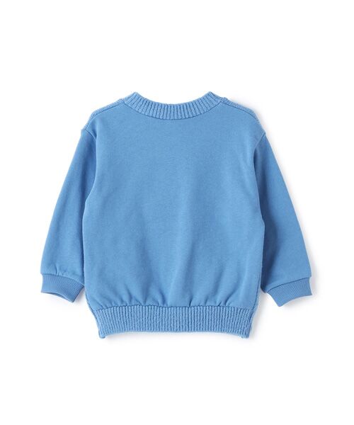 petit main / プティマイン スウェット | ニット柄ドッキングトレーナー | 詳細5