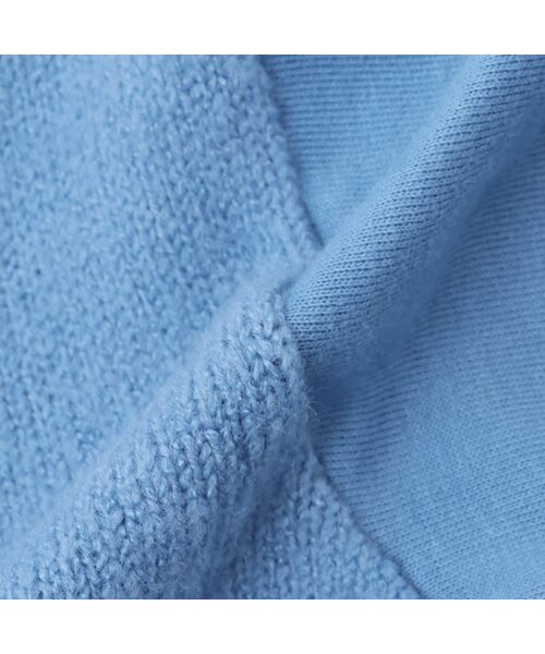 petit main / プティマイン スウェット | ニット柄ドッキングトレーナー | 詳細9