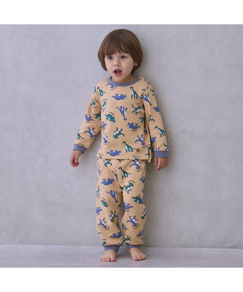 petit main / プティマイン ルームウェア | BOYSキルティングパジャマ | 詳細1