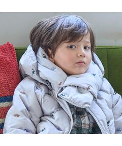 petit main / プティマイン マフラー・ショール・スヌード・ストール | アソート刺繍中綿マフラー