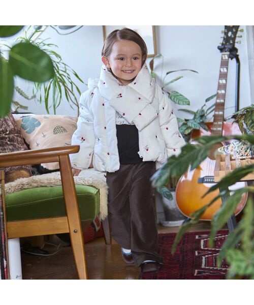 petit main / プティマイン マフラー・ショール・スヌード・ストール | アソート刺繍中綿マフラー | 詳細1