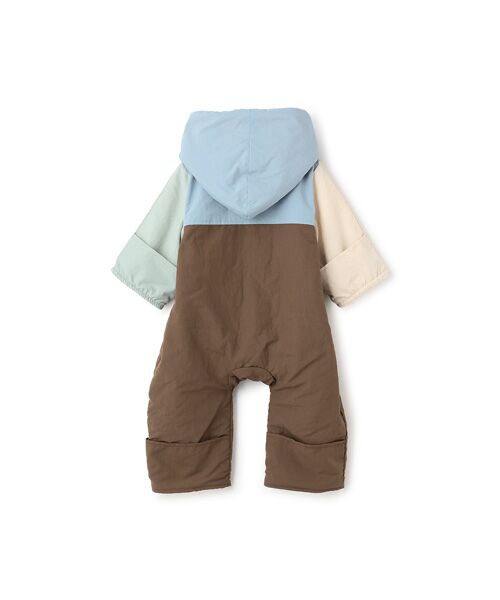 petit main / プティマイン ベビー・キッズウエア | 配色切替ジャンプスーツ | 詳細3