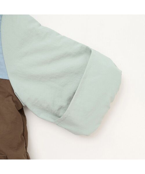 petit main / プティマイン ベビー・キッズウエア | 配色切替ジャンプスーツ | 詳細6