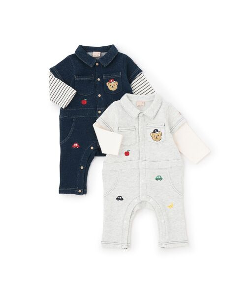 petit main / プティマイン ロンパース | 総刺繍衿つきカバーオール | 詳細21