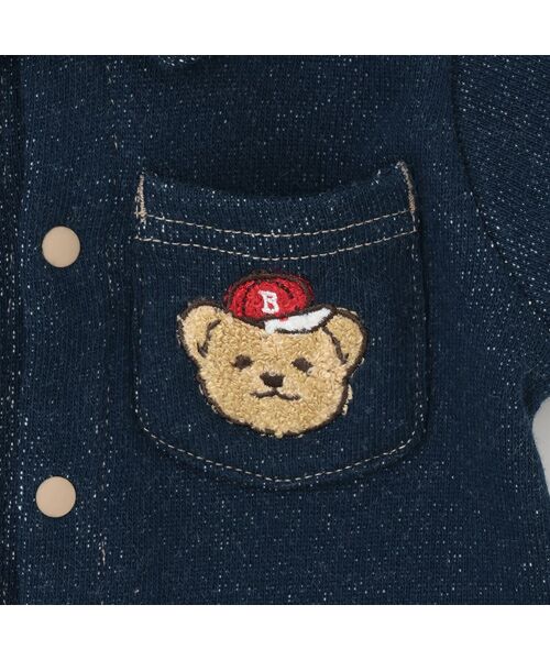 petit main / プティマイン ロンパース | 総刺繍衿つきカバーオール | 詳細7