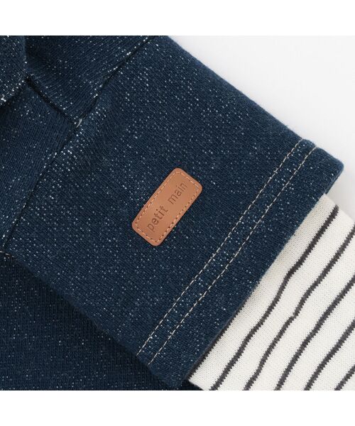 petit main / プティマイン ロンパース | 総刺繍衿つきカバーオール | 詳細8