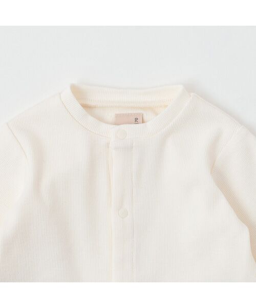 petit main / プティマイン ロンパース | クロシェベスト付きカバーオール | 詳細10