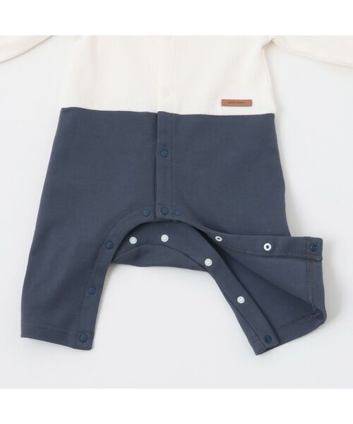 petit main / プティマイン ロンパース | クロシェベスト付きカバーオール | 詳細13