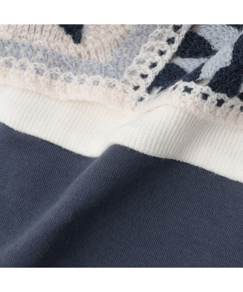 petit main / プティマイン ロンパース | クロシェベスト付きカバーオール | 詳細14