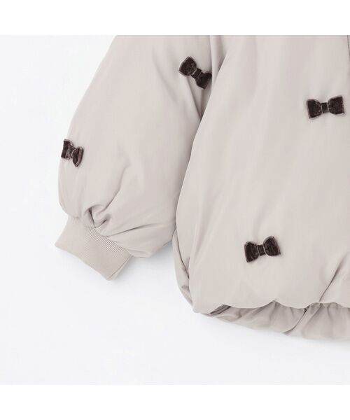 petit main / プティマイン ブルゾン | 【リンク】ちびリボン中綿ジャケット | 詳細11