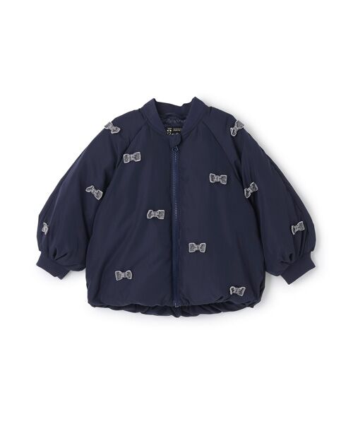 petit main / プティマイン ブルゾン | 【リンク】ちびリボン中綿ジャケット | 詳細6