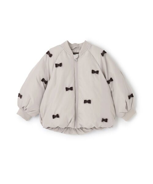 petit main / プティマイン ブルゾン | 【リンク】ちびリボン中綿ジャケット | 詳細7