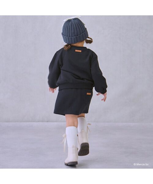 petit main / プティマイン ミニ・ひざ丈スカート | 【miffy】お花刺繍スカパン | 詳細1