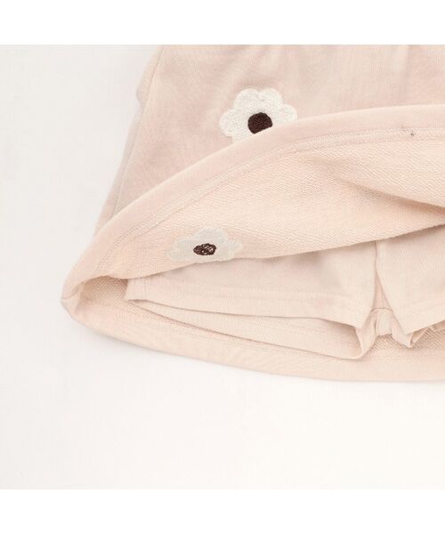 petit main / プティマイン ミニ・ひざ丈スカート | 【miffy】お花刺繍スカパン | 詳細8