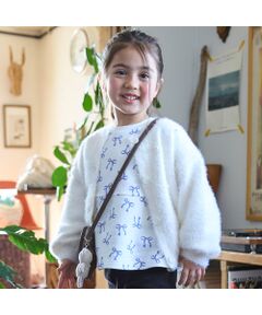 petit main / プティマイン カーディガン・ボレロ | 【リンク】シャギーニットカーディガン