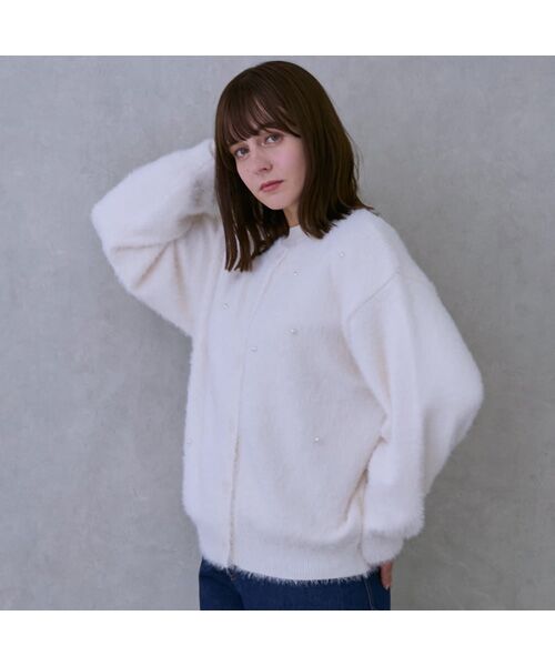 petit main / プティマイン カーディガン・ボレロ | 【リンク】シャギーニットカーディガン | 詳細2