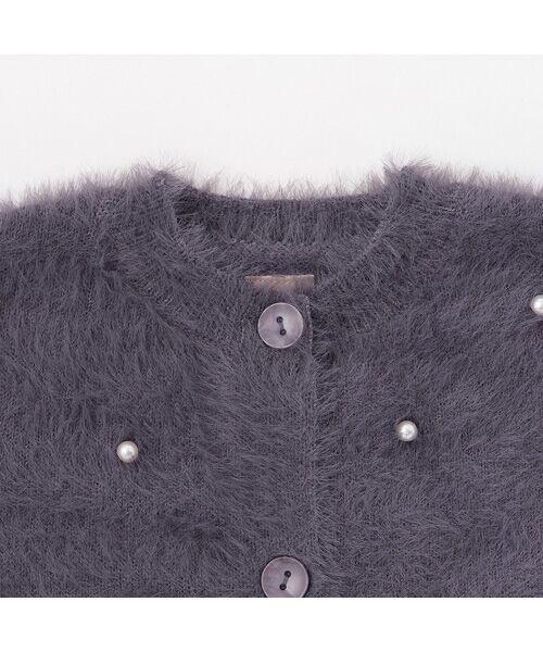 petit main / プティマイン カーディガン・ボレロ | 【リンク】シャギーニットカーディガン | 詳細5