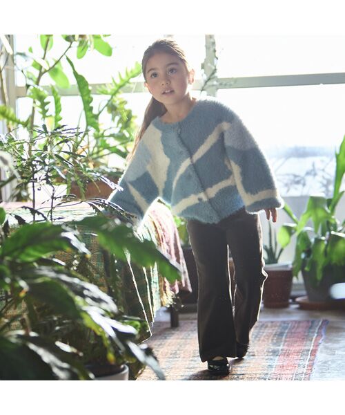petit main / プティマイン カーディガン・ボレロ | 【リンク】シャギーニット柄カーディガン | 詳細2