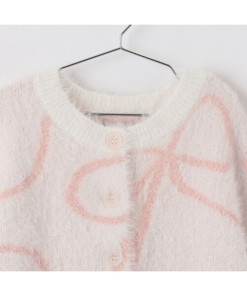 petit main / プティマイン カーディガン・ボレロ | 【リンク】シャギーニット柄カーディガン | 詳細6