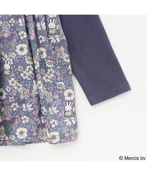 petit main / プティマイン チュニック | 【miffy】花柄ドッキングチュニック | 詳細10