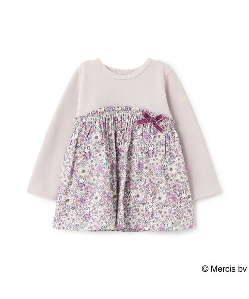 petit main / プティマイン チュニック | 【miffy】花柄ドッキングチュニック | 詳細5