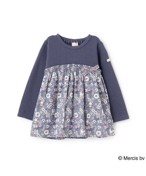 petit main / プティマイン チュニック | 【miffy】花柄ドッキングチュニック | 詳細6