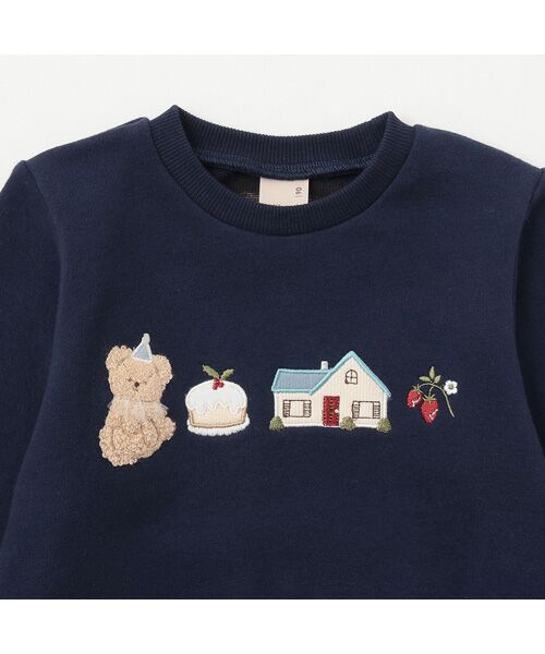 petit main / プティマイン スウェット | 【フワノビット】アソートアップリケトレーナー | 詳細7