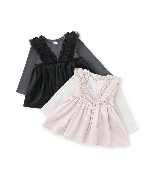 petit main / プティマイン チュニック | 【リンク】ドッキングフリルチュニック | 詳細10