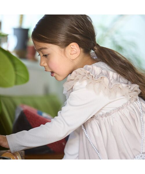 petit main / プティマイン チュニック | 【リンク】ドッキングフリルチュニック | 詳細2