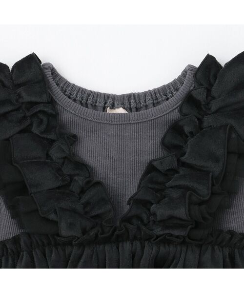 petit main / プティマイン チュニック | 【リンク】ドッキングフリルチュニック | 詳細6