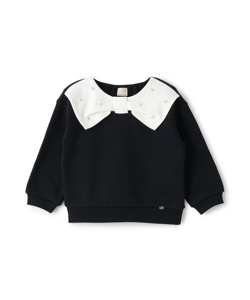 petit main / プティマイン スウェット | 【裏起毛/リンク】リボン衿トレーナー | 詳細5